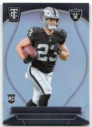 Dylan Laube Rookie 2024 Panini Totally Certified Mirror Las Vegas Raiders