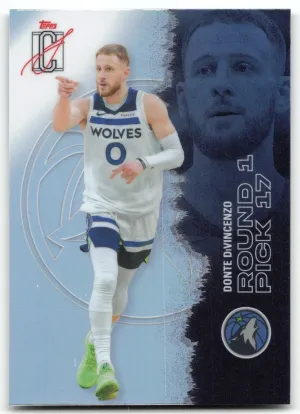Donte DiVincenzo 2025-26 Topps Signature Class Chrome Refractors Timberwolves
