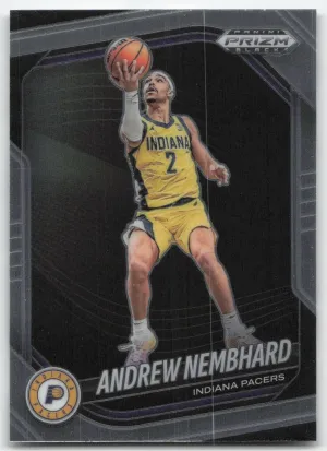 Andrew Nembhard 2024-25 Panini Prizm Black Indiana Pacers