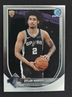 Dylan Harper Rookie 2025-26 Bowman Chrome San Antonio Spurs