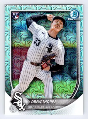 Drew Thorpe RC 2025 Bowman Chrome Mojo Refractor White Sox
