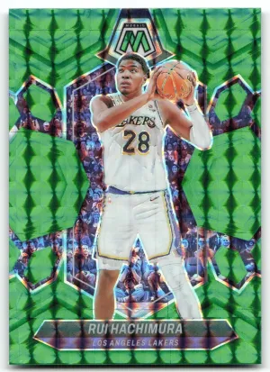 Rui Hachimura 2023-24 Panini Mosaic Green Los Angeles Lakers
