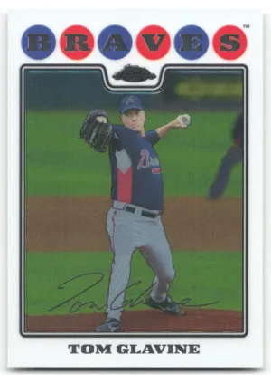 Tom Glavine 2008 Topps Chrome Atlanta Braves