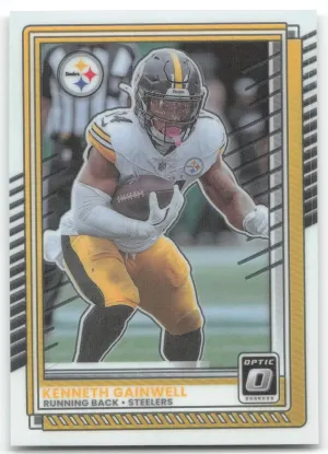 Kenneth Gainwell 2025 Donruss Optic Pittsburgh Steelers