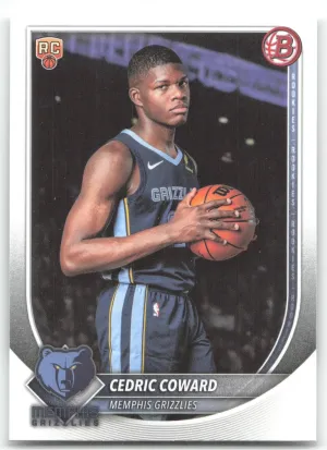 Cedric Coward RC 2025-26 Bowman Grizzlies