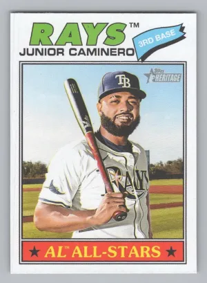 Junior Caminero 2026 Topps Heritage Tampa Bay Rays