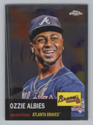 Ozzie Albies 2022 Topps Chrome Platinum Anniversary Atlanta Braves