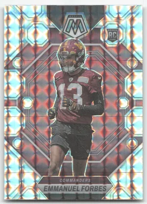 Emmanuel Forbes Rookie 2023 Panini Mosaic Mosaic Washington Commanders