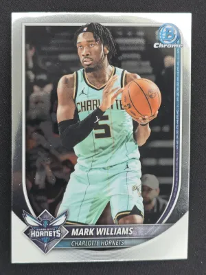 Mark Williams 2025-26 Bowman Chrome Charlotte Hornets