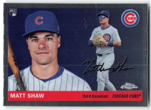 Matt Shaw Rookie 2025 Topps Chrome Platinum Chicago Cubs