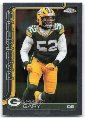 Rashan Gary 2025 Topps Chrome Green Bay Packers