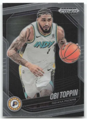 Obi Toppin 2024-25 Panini Prizm Black Indiana Pacers