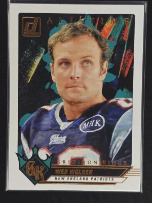 Wes Welker 2024 Donruss All-Time Gridiron Kings New England Patriots