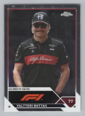Valtteri Bottas 2023 Topps Chrome Formula 1 Alfa Romeo F1 Team
