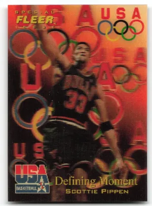 Scottie Pippen 1996 Fleer USA Defining Moment Team USA