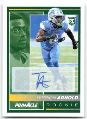 Terrion Arnold Rookie 2024 Panini Encore Auto Autographs #/199 Detroit Lions