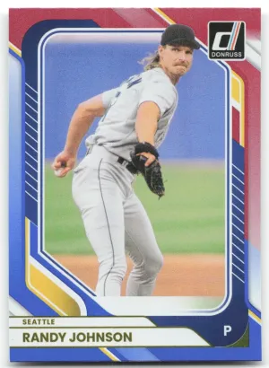 Randy Johnson 2026 Donruss Red and Blue Seattle Mariners