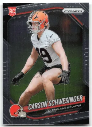 Carson Schwesinger Rookie 2025 Panini Prizm Cleveland Browns