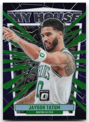 Jayson Tatum 2023-24 Donruss Optic My House Purple Boston Celtics