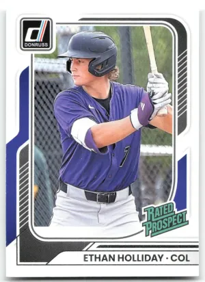 Ethan Holliday 2026 Donruss Colorado Rockies