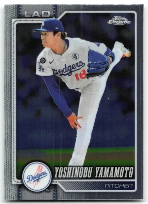 Yoshinobu Yamamoto 2026 Topps Chrome Los Angeles Dodgers