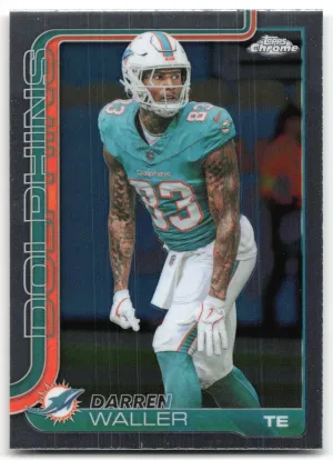 Darren Waller 2025 Topps Chrome Miami Dolphins