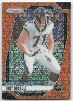 Tony Boselli 2024 Panini Prizm Orange Disco Prizm Jacksonville Jaguars