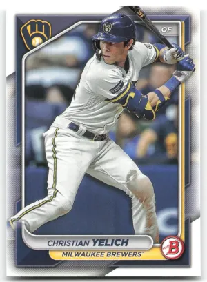 Christian Yelich 2024 Bowman Milwaukee Brewers