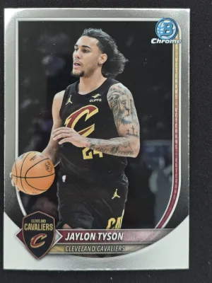 Jaylon Tyson 2025-26 Bowman Chrome Cleveland Cavaliers