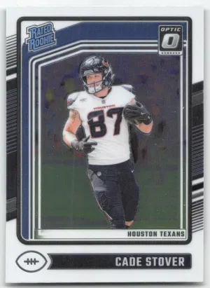Cade Stover Rookie 2024 Donruss Optic Houston Texans