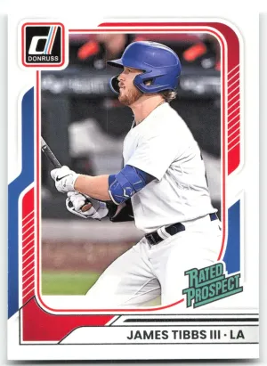 James Tibbs III 2026 Donruss Los Angeles Dodgers