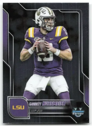 Garrett Nussmeier 2025 Bowman University Chrome LSU Tigers