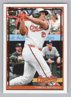 Samuel Basallo Rookie 2026 Topps 1991 Baseball 35th Anniversary
