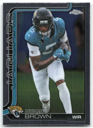 Dyami Brown 2025 Topps Chrome Jacksonville Jaguars
