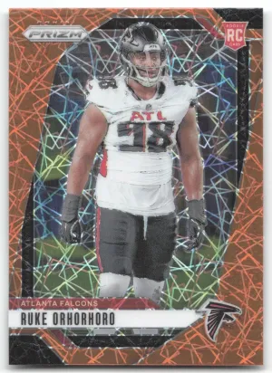 Ruke Orhorhoro RC 2024 Panini Prizm Lazer Falcons