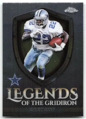 Emmitt Smith 2025 Topps Chrome Legends of the Gridiron Dallas Cowboys