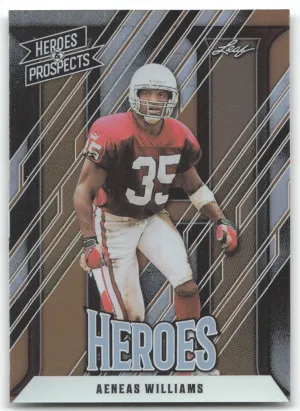Aeneas Williams 2024 Leaf Heroes & Prospects Arizona Cardinals