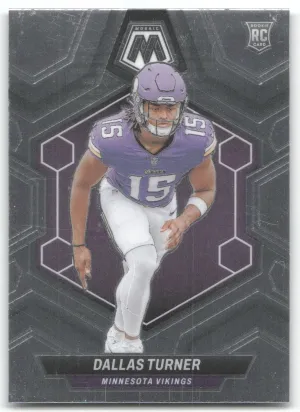 Dallas Turner Rookie 2024 Panini Mosaic Minnesota Vikings