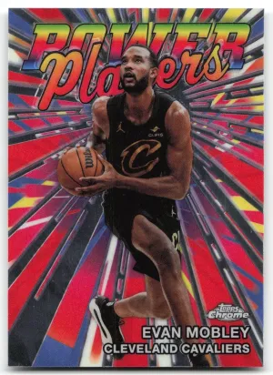 Evan Mobley 2025-26 Topps Chrome Update Power Players Cavaliers