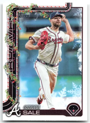 Chris Sale 2025 Topps Holiday Atlanta Braves