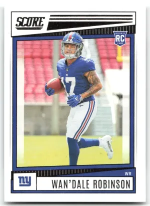 Wan'Dale Robinson RC 2022 Score Giants
