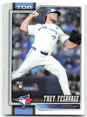 Trey Yesavage Rookie 2026 Topps Toronto Blue Jays