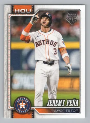 Jeremy Peña 2026 Topps Houston Astros