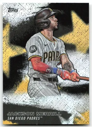 Jackson Merrill 2026 Topps Stars of MLB Crackle Foil San Diego Padres