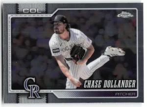 Chase Dollander 2026 Topps Chrome Colorado Rockies