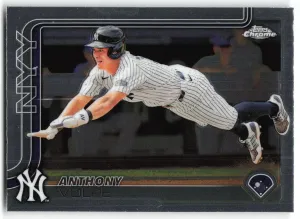 Anthony Volpe 2025 Topps Chrome New York Yankees