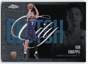 Kon Knueppel 2025-26 Topps Chrome Update Clutch City Hornets