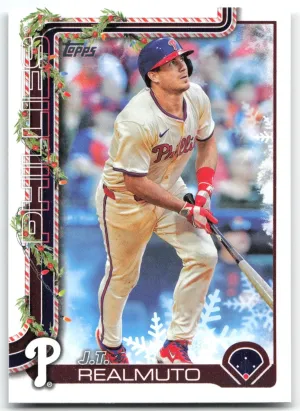 J.T. Realmuto 2025 Topps Holiday Phillies