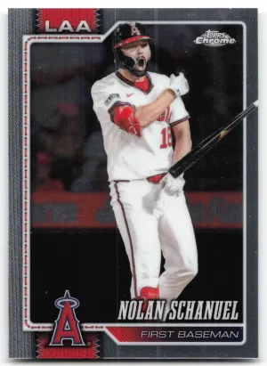 Nolan Schanuel 2026 Topps Chrome Los Angeles Angels