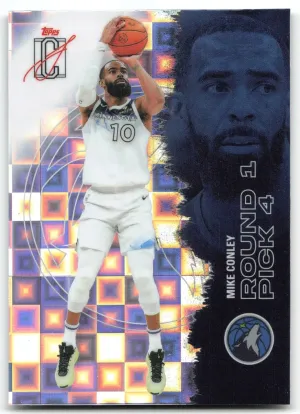 Mike Conley 2025-26 Topps Signature Class Chrome Pandora Refractors Timberwolves